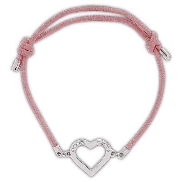 Swarovski crystal pink cord bracelet - Picture 7 of 7